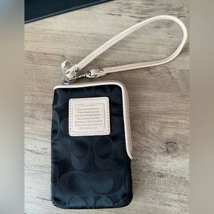 Coach coin / card wristlet